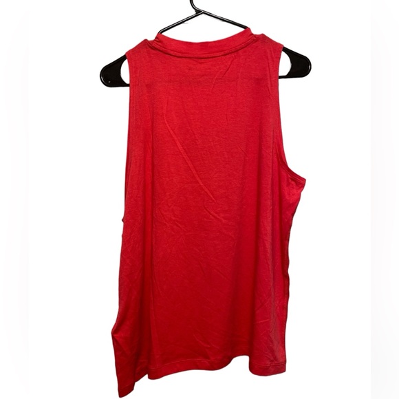 NWT DKNY Sports Women's Two Tone Logo Print Tank Top Sz L - Picture 4 of 6